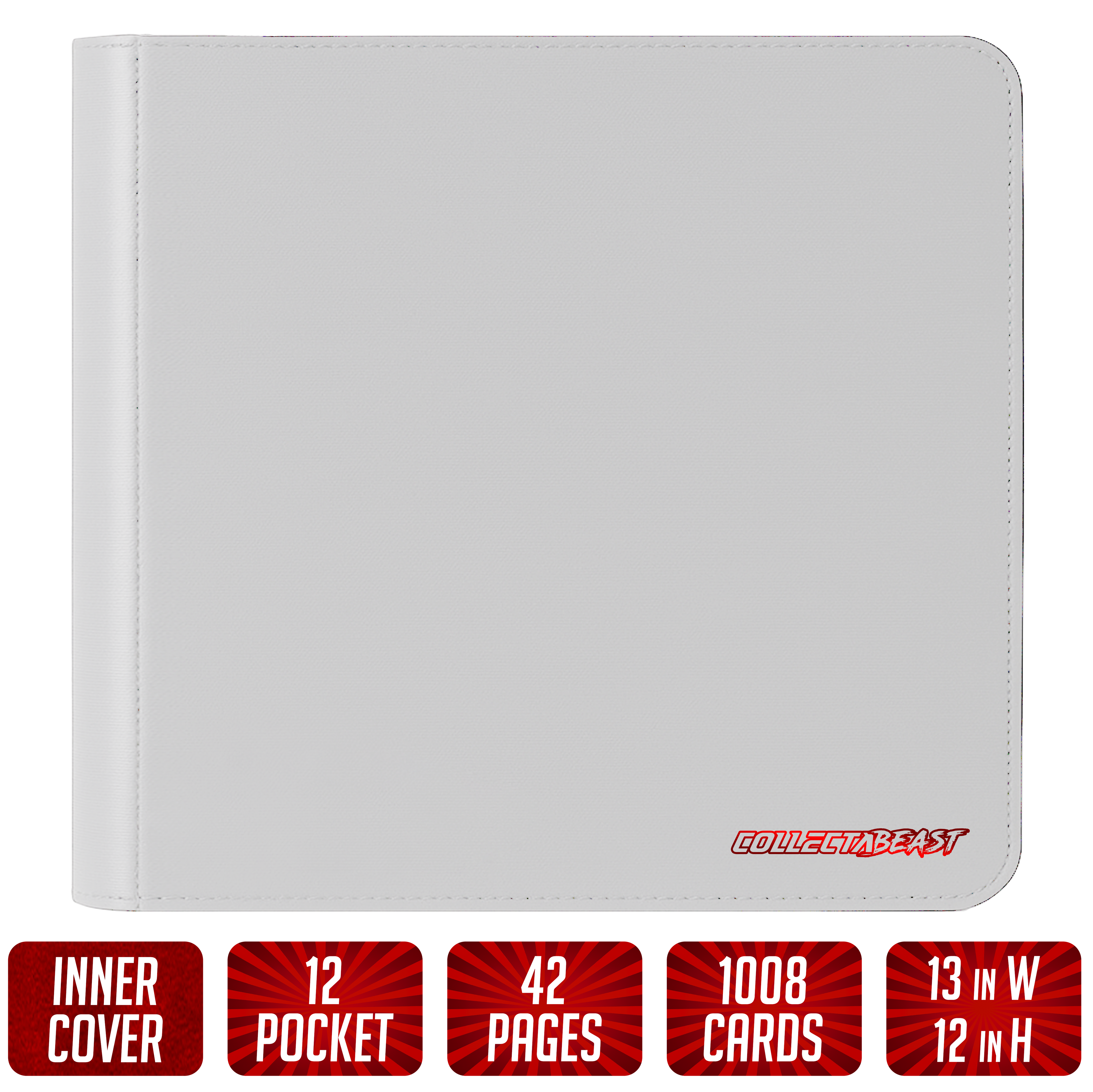 The Beast Jr. Deluxe – High Capacity 12 Pocket TCG Binder | Holds 1,008 Cards