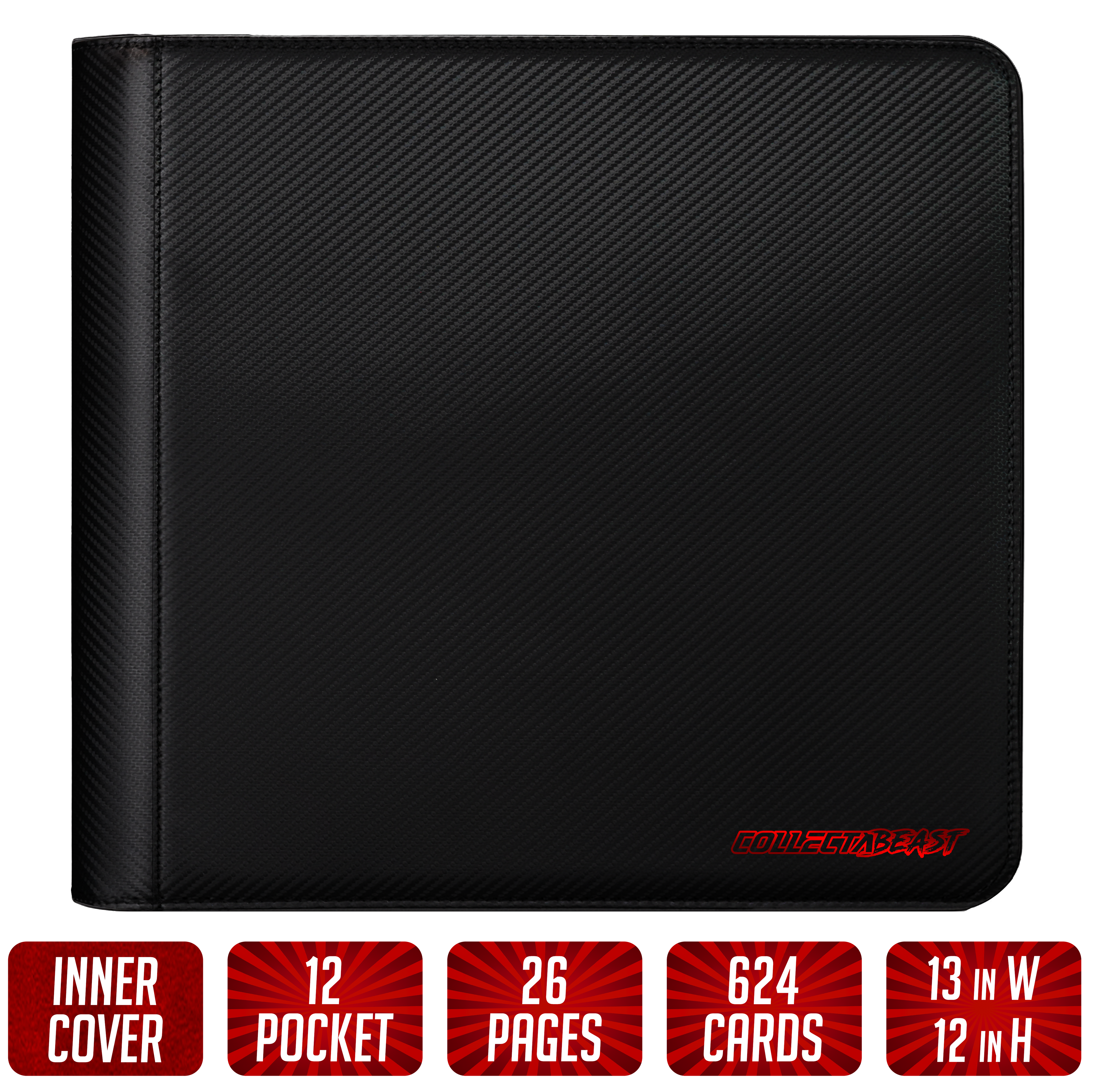 The Beast Jr. – 12 Pocket TCG Binder | Holds 624 Cards