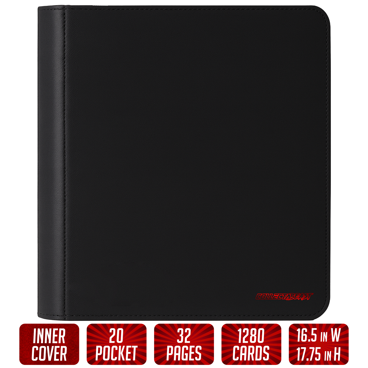 The OG Beast Binder – 20 Pocket TCG Binder | Holds 1,280 Cards
