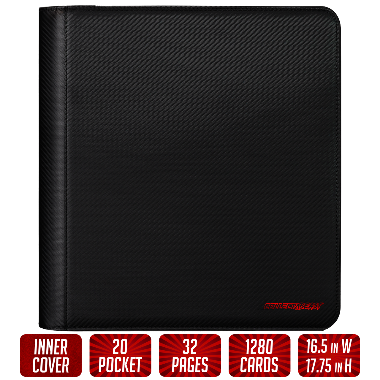 The OG Beast Binder – 20 Pocket TCG Binder | Holds 1,280 Cards