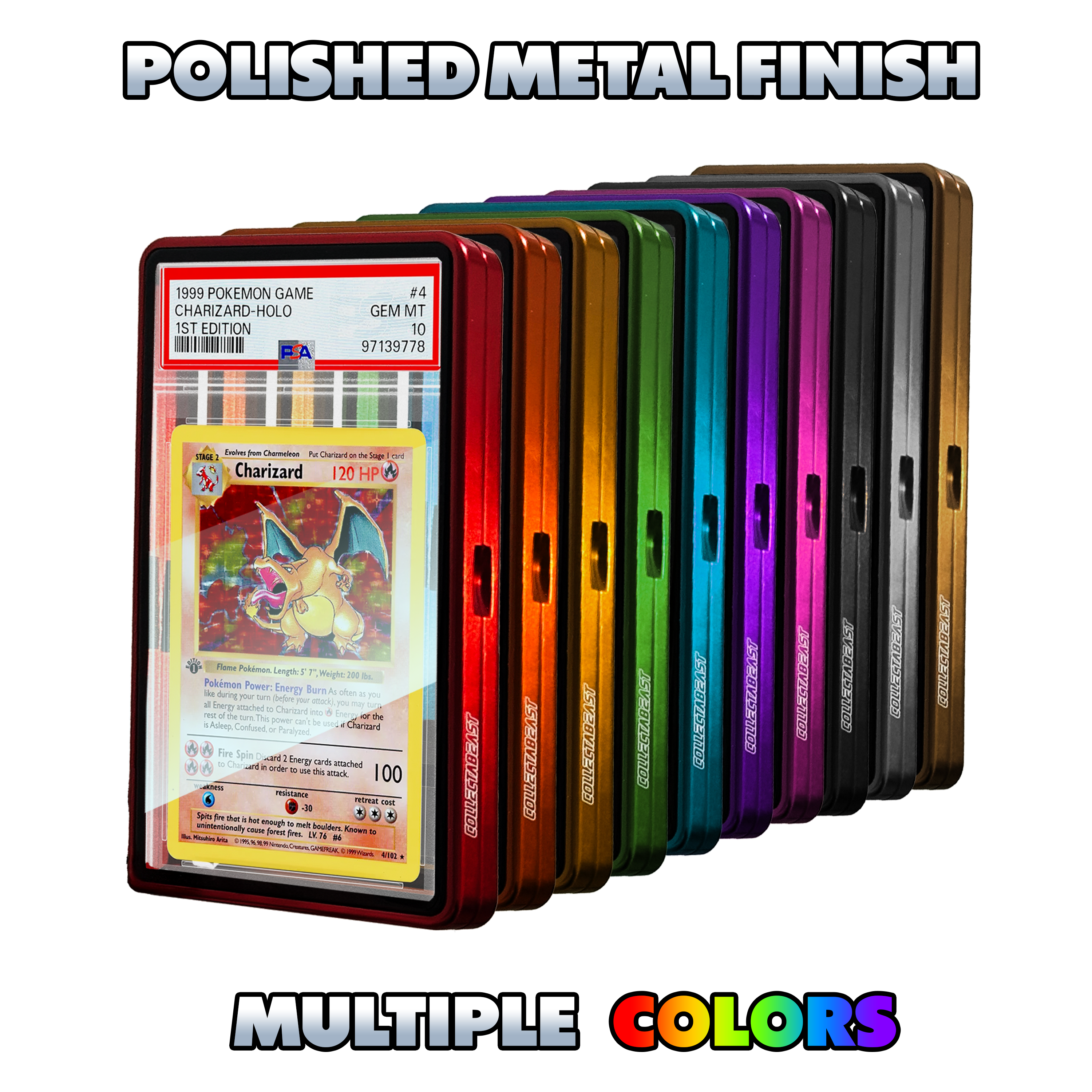 Slab Shield – Magnetic Graded Card Display Case with Kickstand for PSA CGC TAG
