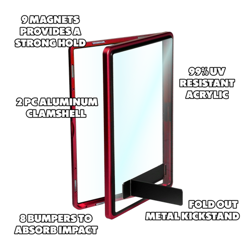 flat card display case Slab Shield – Magnetic Graded Card Display Case with Kickstand for PSA – CollectaBeast