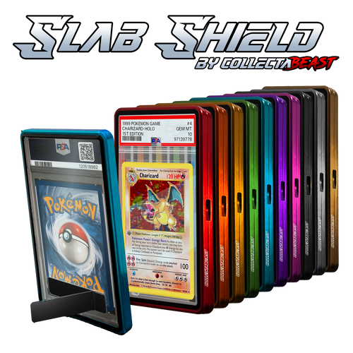 Slab Shield – Magnetic Graded Card Display Case with Kickstand for PSA CGC TAG