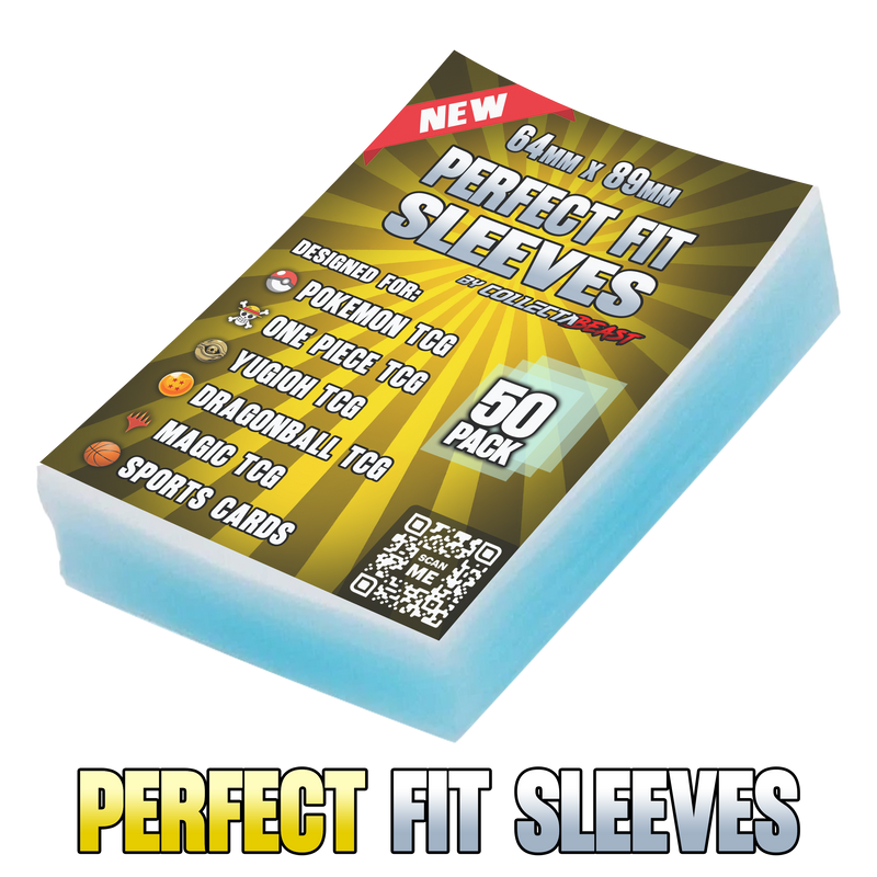 Perfect Fit Sleeves – Inner Card Sleeves for Pokémon, MTG & One Piece (50 Pack)