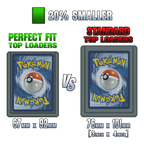 Perfect Fit Toploaders – Precision TCG Card Protectors (50 Pack) –  CollectaBeast
