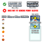Perfect Fit Toploaders – Precision TCG Card Protectors (50 Pack)