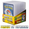 Perfect Fit Toploaders – Precision TCG Card Protectors (50 Pack)