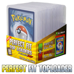 Perfect Fit Toploaders – Precision TCG Card Protectors (50 Pack)