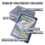 Perfect Fit Toploaders – Precision TCG Card Protectors (50 Pack)