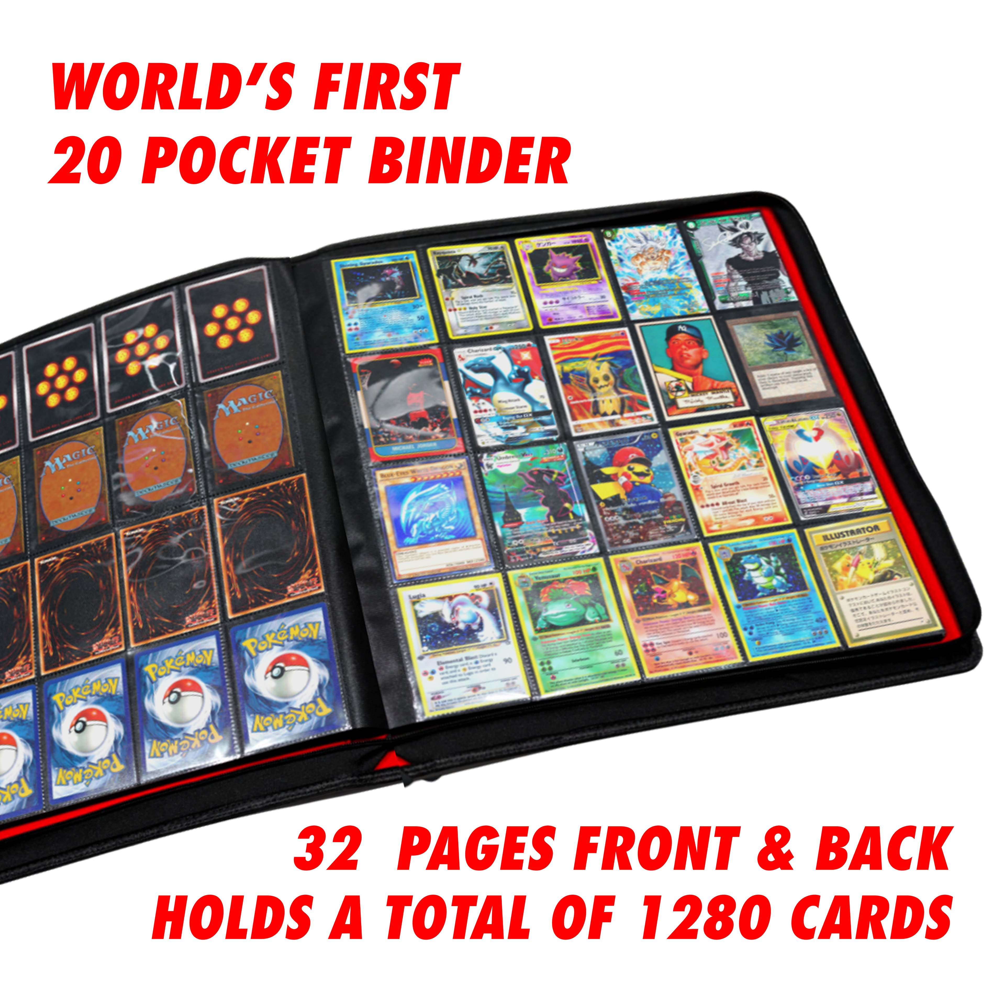 The OG Beast Binder – 20 Pocket TCG Binder | Holds 1,280 Cards