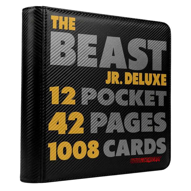 The Beast Jr. Deluxe – High Capacity 12 Pocket TCG Binder | Holds 1,008 Cards